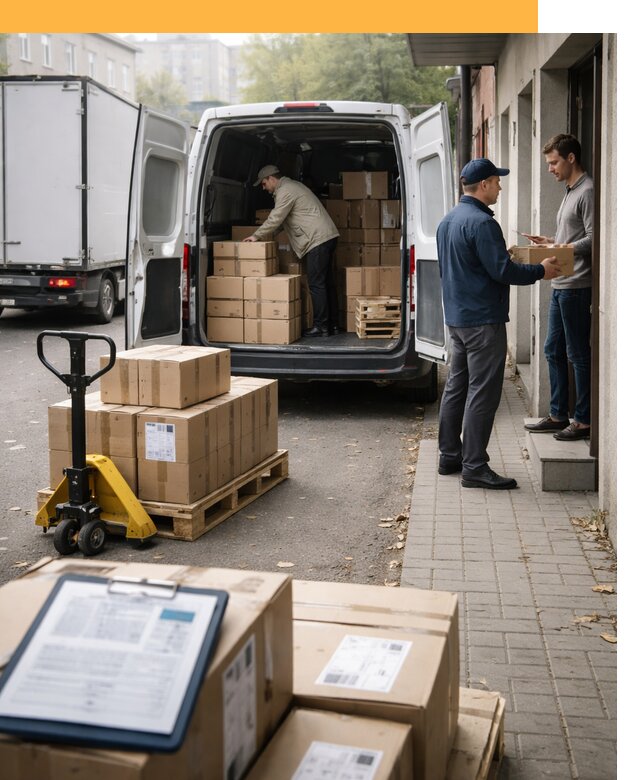 Доставка грузов от двери до двери с таможней от 46404 руб.