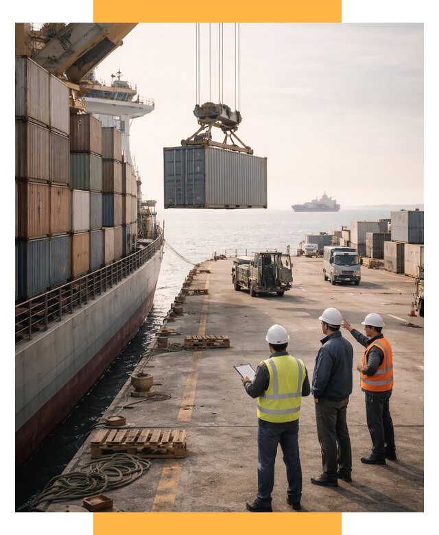 Морские перевозки грузов по миру от 46404 р. | СетСервис-Члб