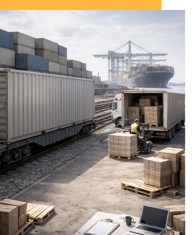 Мультимодальные перевозки грузов по миру от 46404 руб