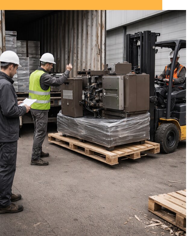 Доставка промышленного оборудования из Европы от 46404