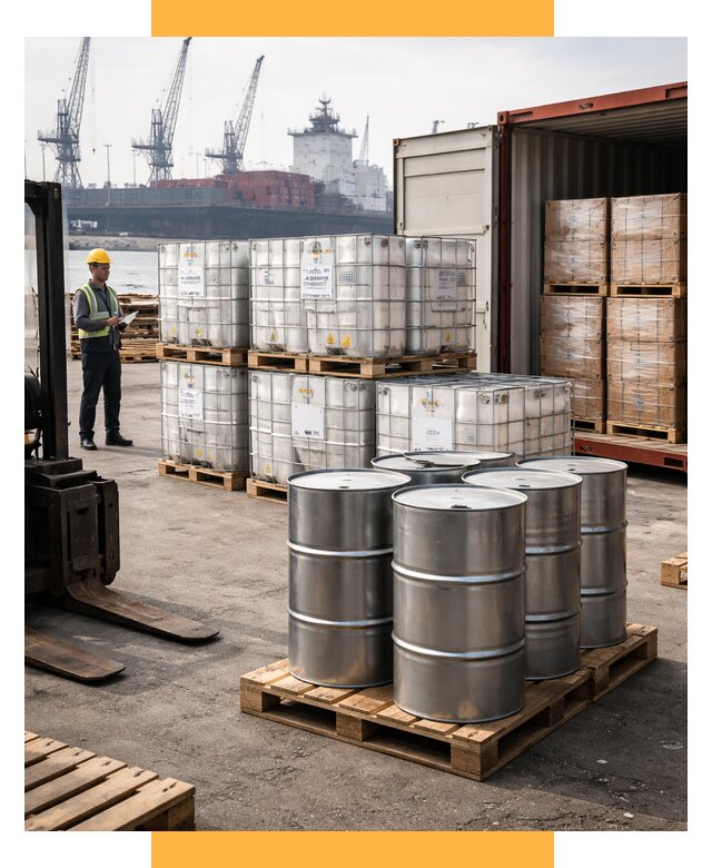 Доставка химического сырья из Индии от 257800 р. | СетСервис-Члб