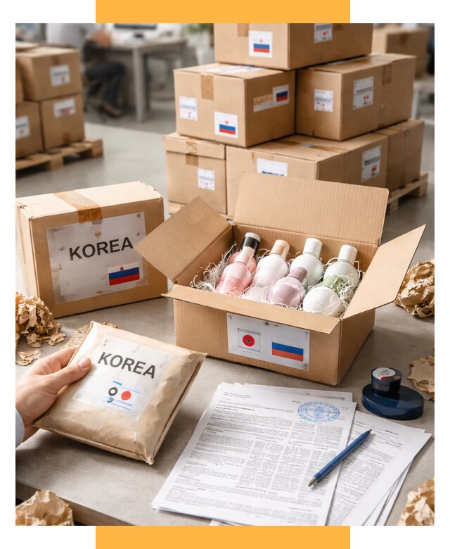 Доставка косметики из Кореи от 8765 р. под ключ | СетСервис-Члб