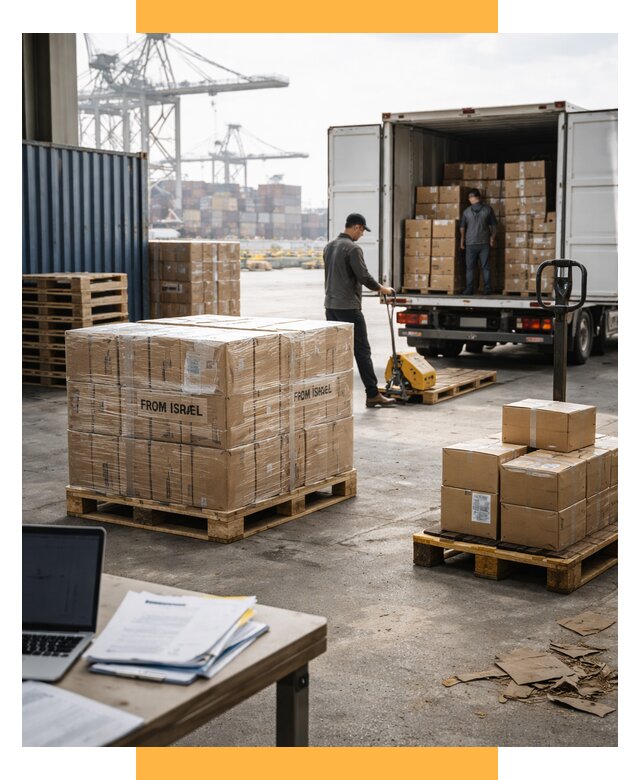 Доставка грузов из Израиля от 15468 р., логистика от СетСервис-Члб