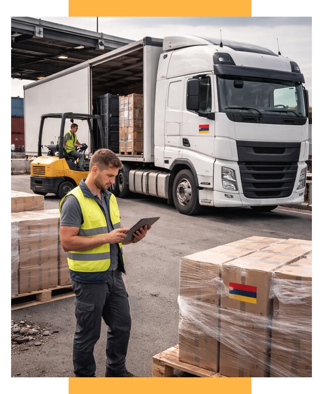 Автоперевозки из Армении от 97964 р. — услуги СетСервис-Члб