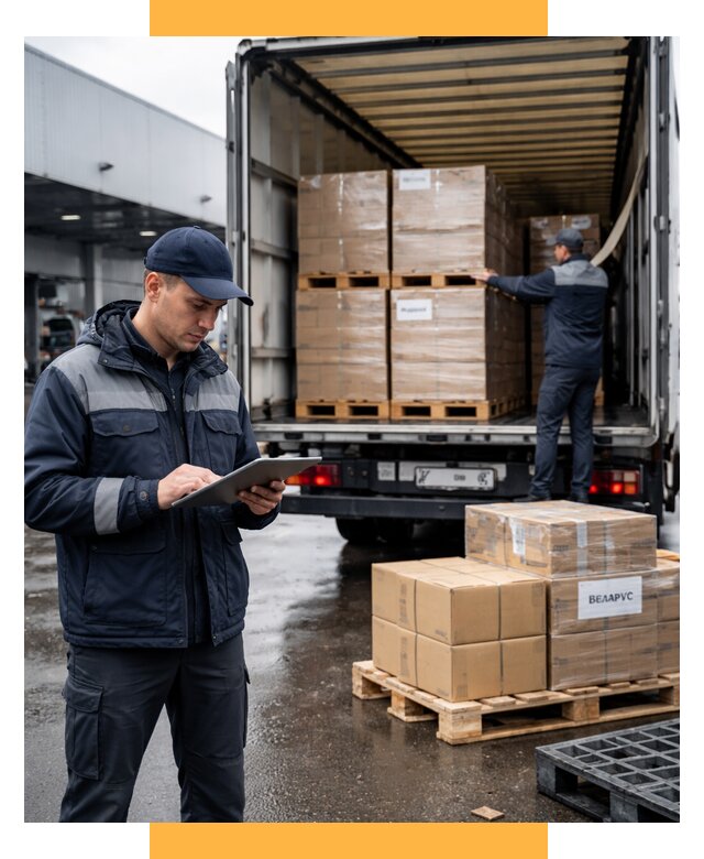 Доставка грузов из Беларуси от 15468 р. логистика СетСервис-Члб