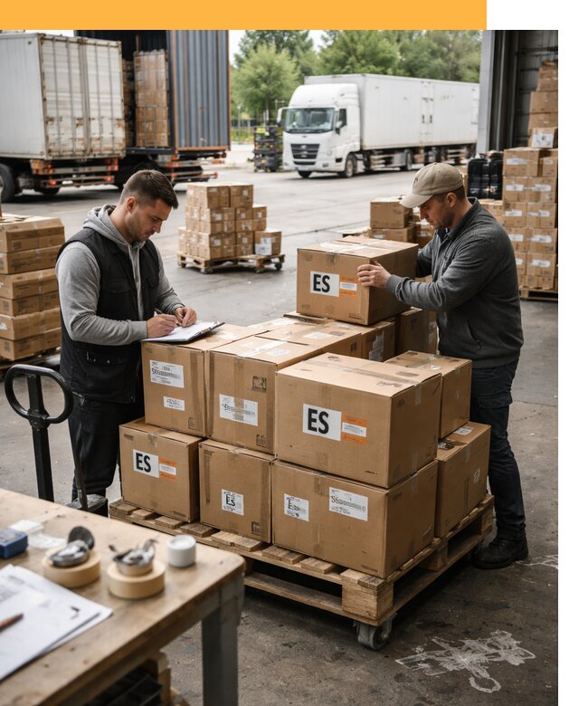 Доставка грузов в Испанию автотранспортом от 36092 руб