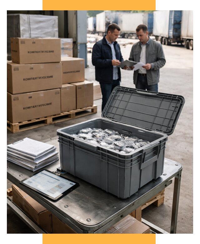 Перевозка комплектующих из Китая от 6703 р. | СетСервис-Члб