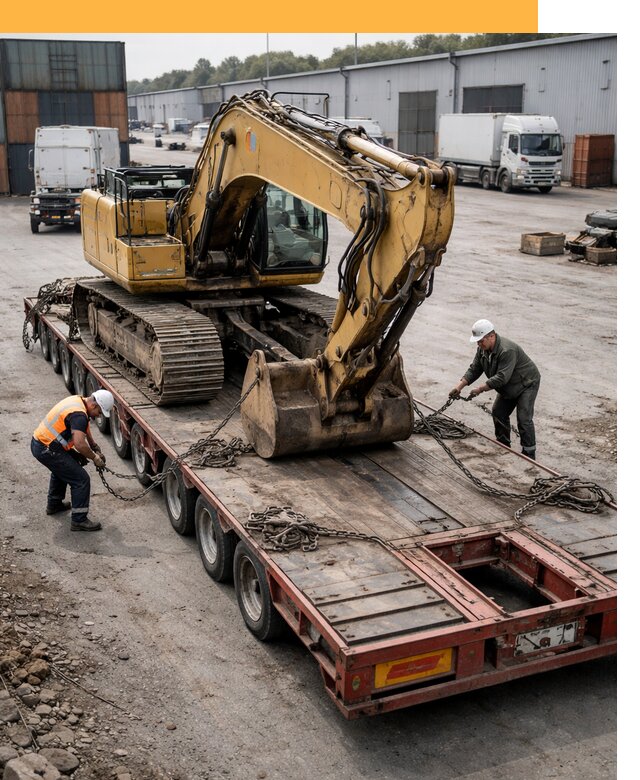 Перевозка спецтехники по России и миру от 46404 руб