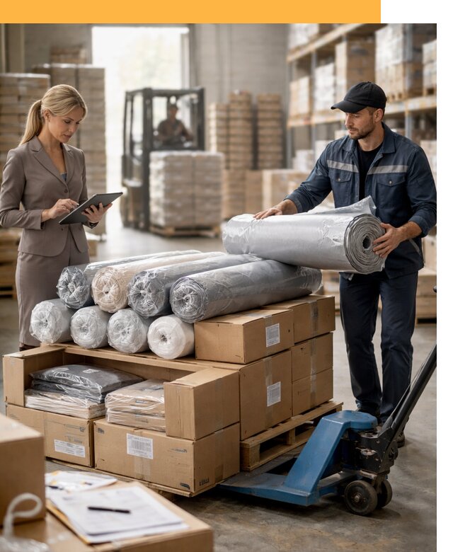 Перевозка текстиля по миру от 15468 руб. с таможней и страхованием