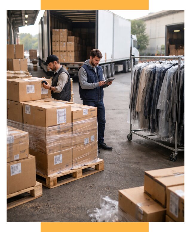 Перевозка и доставка одежды из Китая от 7734 р., СетСервис-Члб