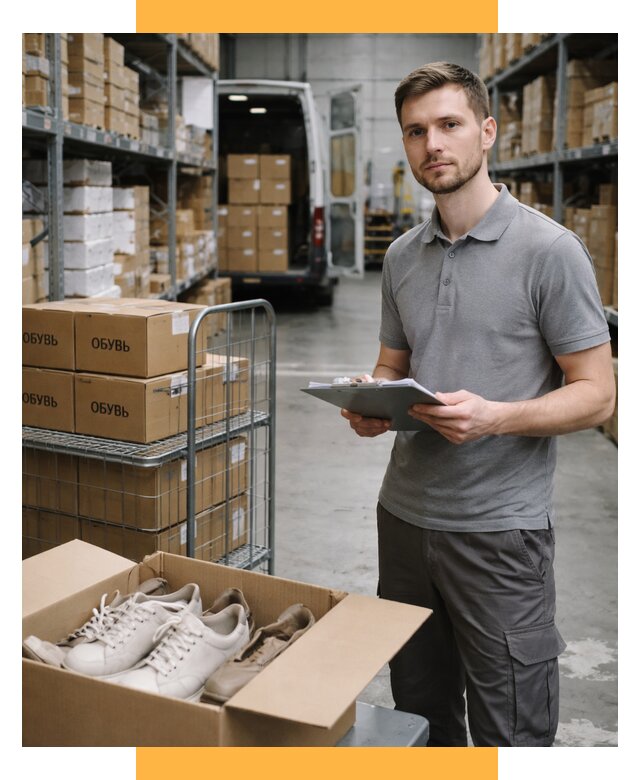 Доставка обуви из Китая и Турции от 4640 р. СетСервис-Члб