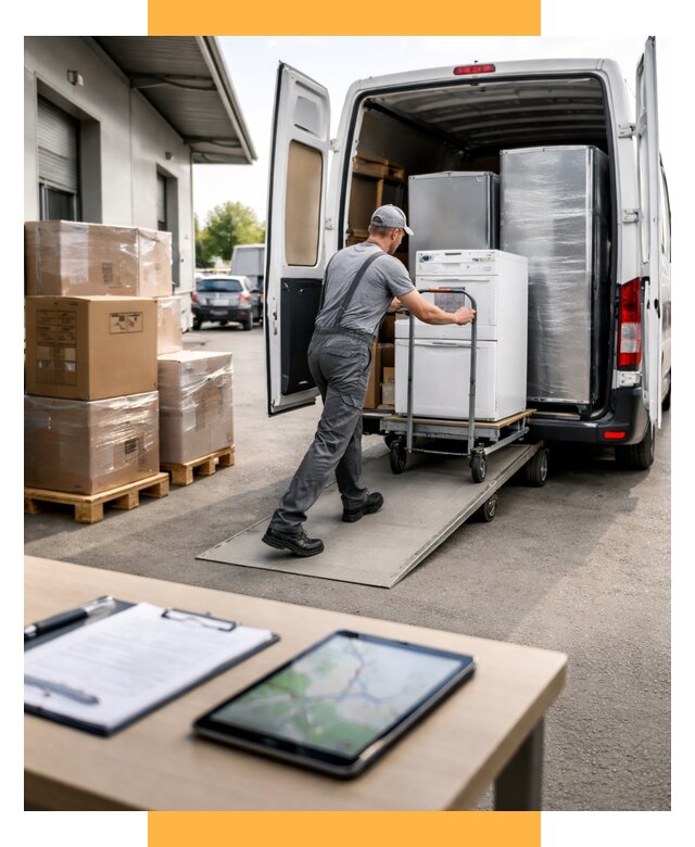 Перевозка бытовой техники от 6703 р. - логистика СетСервис-Члб