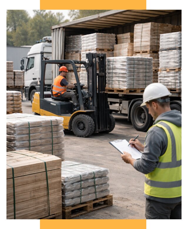 Перевозка строительных материалов от 5672 р. | СетСервис-Члб