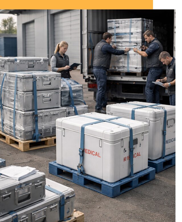 Перевозка медицинского оборудования по всему миру от 15468 руб