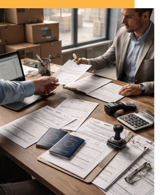 Таможенное оформление грузов из Европы от 8765 руб