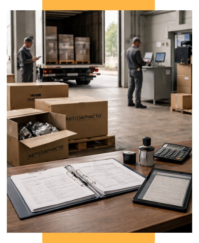 Таможенное оформление автозапчастей под ключ от 8765 р., СетСервис-Члб