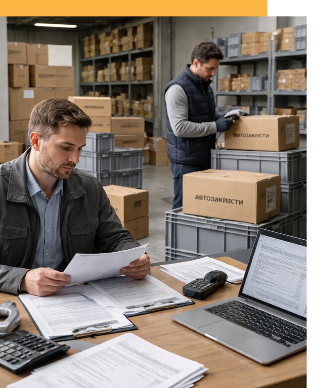 Таможенное оформление автозапчастей по выгодным тарифам от 8765