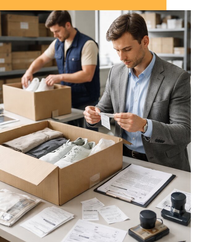 Таможенное оформление одежды и обуви по выгодной цене от 6703 руб