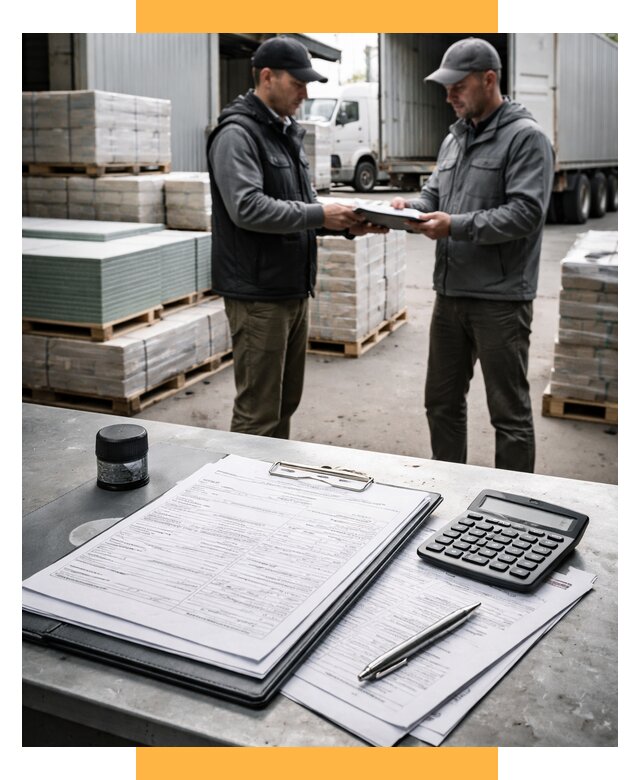 Таможенное оформление стройматериалов от 8765 р. | СетСервис-Члб