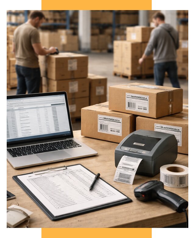 Маркировка импортных товаров от 4640 р. под ключ, СетСервис-Члб