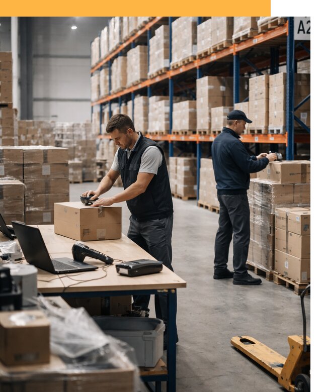 Склад консолидации в Европе: хранение, сортировка от 6703